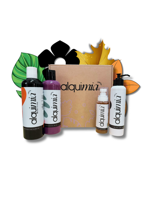 8 ALQUIMIA KIT COMPLETO                                                                                                                   Contiene: (shampoo, acondiconador, elixir, tonico).